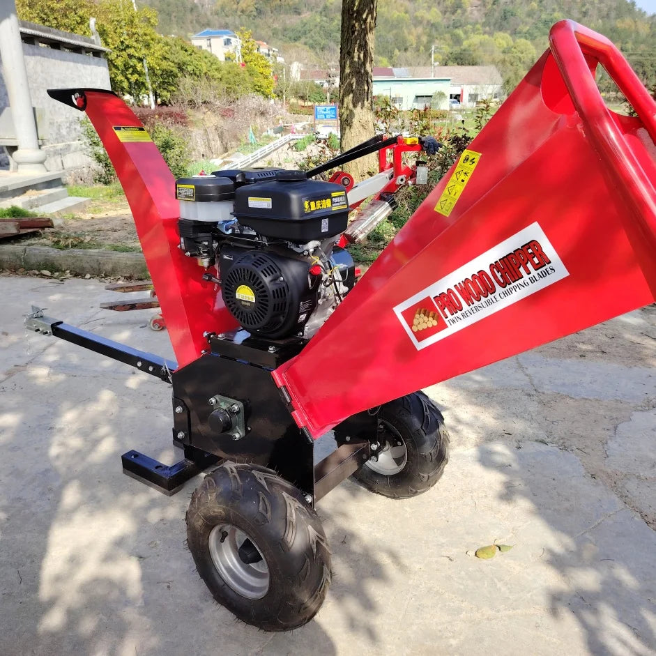 Customized 15HP Branch Crusher, Wood Processor, Professional Tree Shredder, Wood Chipper