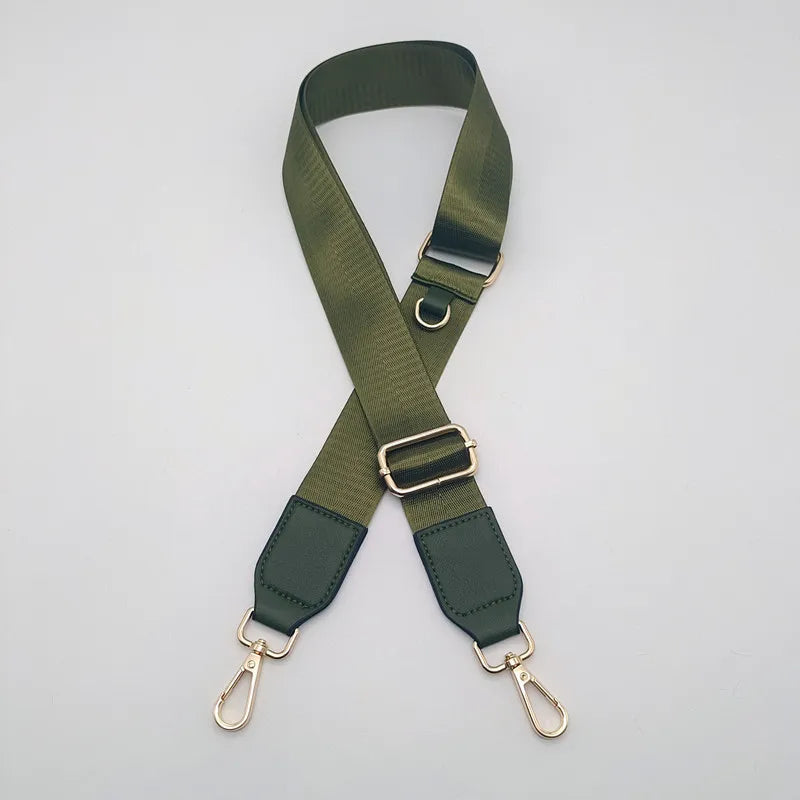 New Solid Color Nylon Bag Accessories D-type Buckle Hanging Small Bag Style Crossbody Strap Adjustable Backpack Shoulder Strap