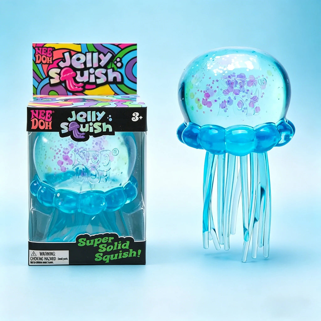 Squishies Nee Doh Jellyfish  Squish Toy Fidget Toy, Water Sensory Soft Jelly Squeeze Stress Relief Fidget Toy Squeeze Blind Box