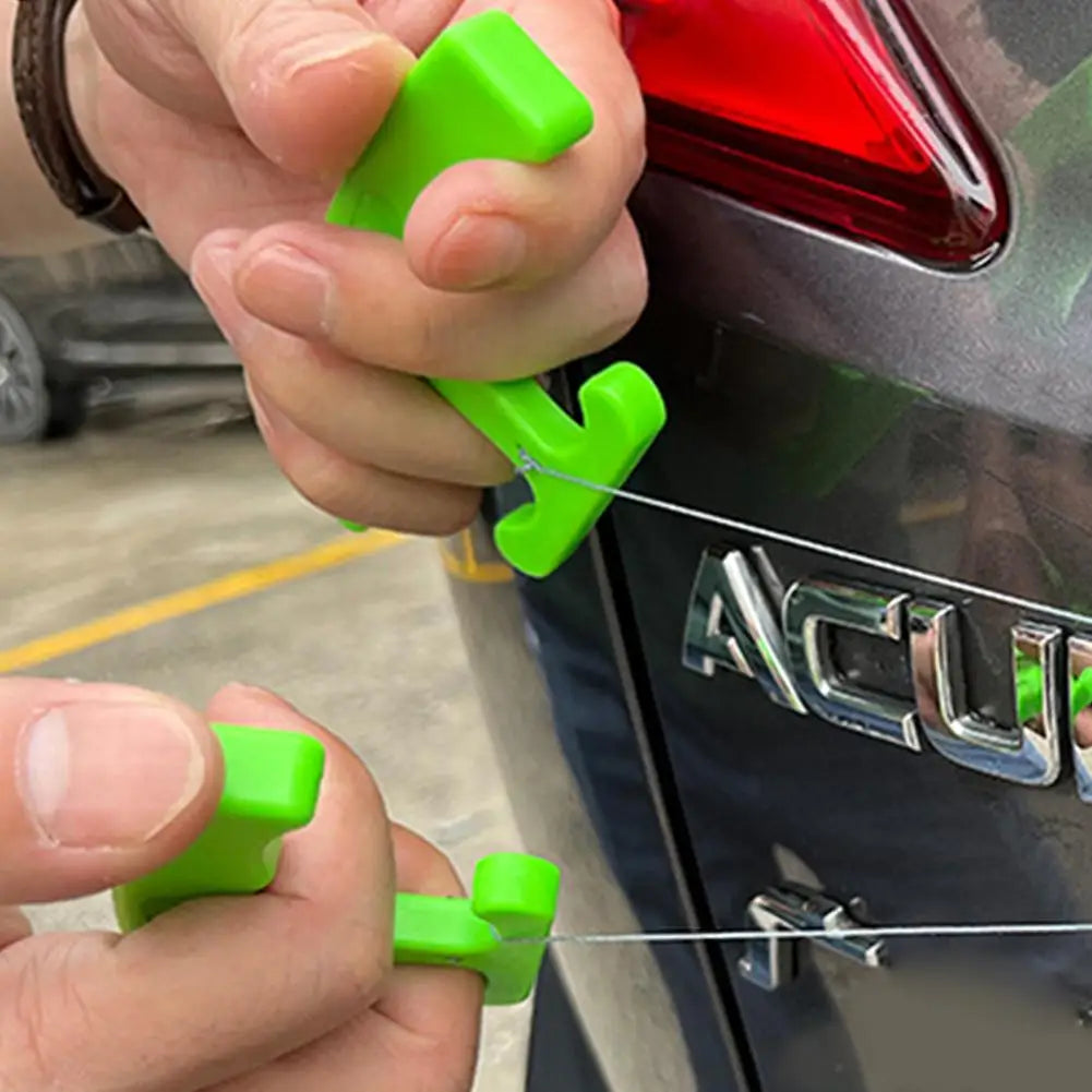Car Emblem Remover Useful Ergonomic Portable Logo Remover Kit Green Sticker Remover Tool Labor-Saving Auto Sticker Remover