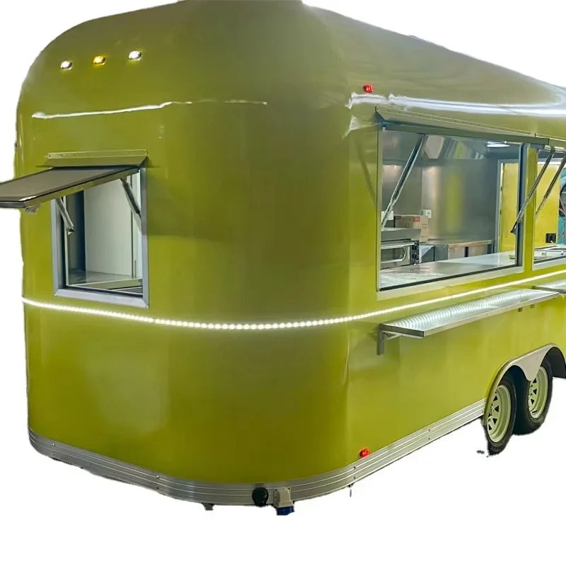 Small Mobile Electric Snack Machines Fast Food Container Trucks Truck Trailer with Full Kitchen for Food Shop Sale in Usa