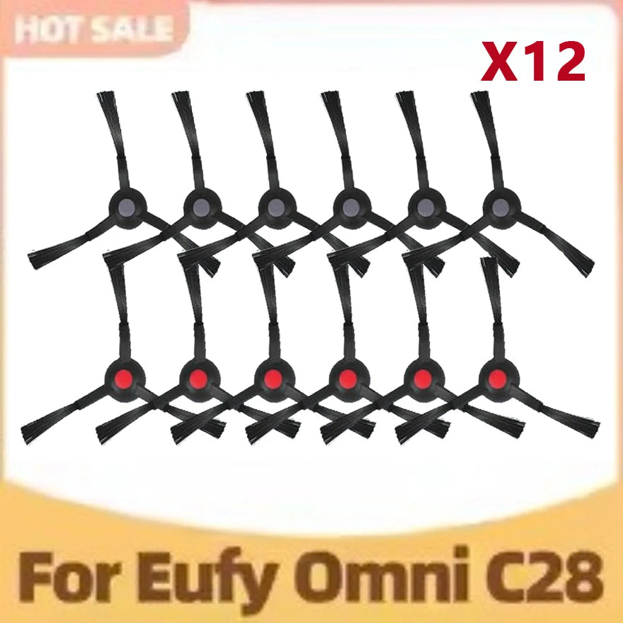 Replacement Parts for Eufy C28 Omni / Eufy C28 Robot Vacuum Cleaner Accessories Main Side Brush HEPA Filter Dust Bag Mop Rollers