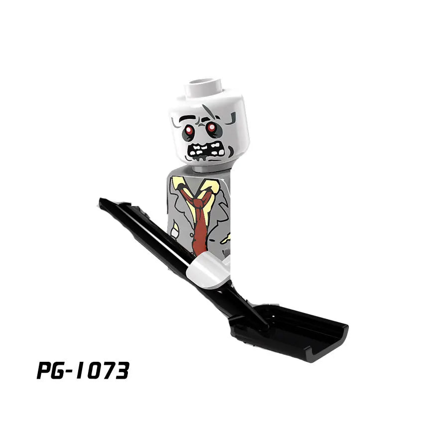 WM839 Horror Movie Zombie Building Blocks Bricks Dolls Mini Action Toy Figures Assemble Blocks Kids Gifts