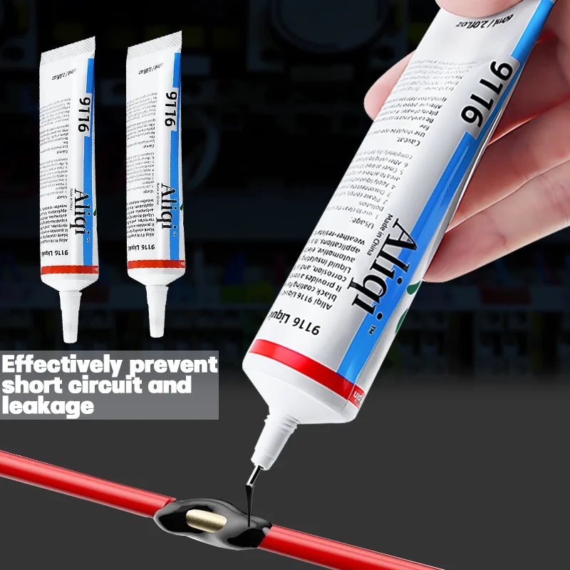 Waterproof Liquid Electrical Tape Flexible Wire Repair Sealant Insulation Adhesive for Cable DIY Craft Waterproof Coating