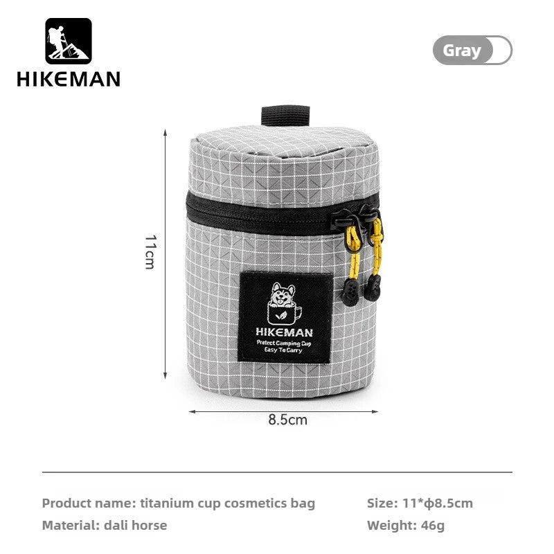 HIKEMAN Camping Cup Storage Bag Dyneema Multifunctional Pouch Waterproof Outdoor Gear Organizer for Travel Hiking Accessories