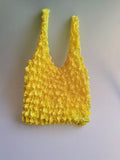 Magic Stretch Tote Bag, Retractable Ruched Handbag, Large Capacity Shopping Bags