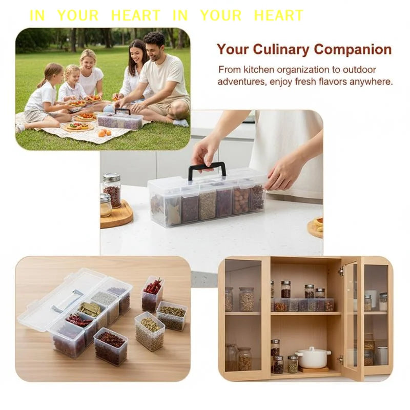 【X】Clear Handheld Toolbox  Lightweight Portable Tool Storage Box  With Secure Handle  For Home Workshop And Travel Use