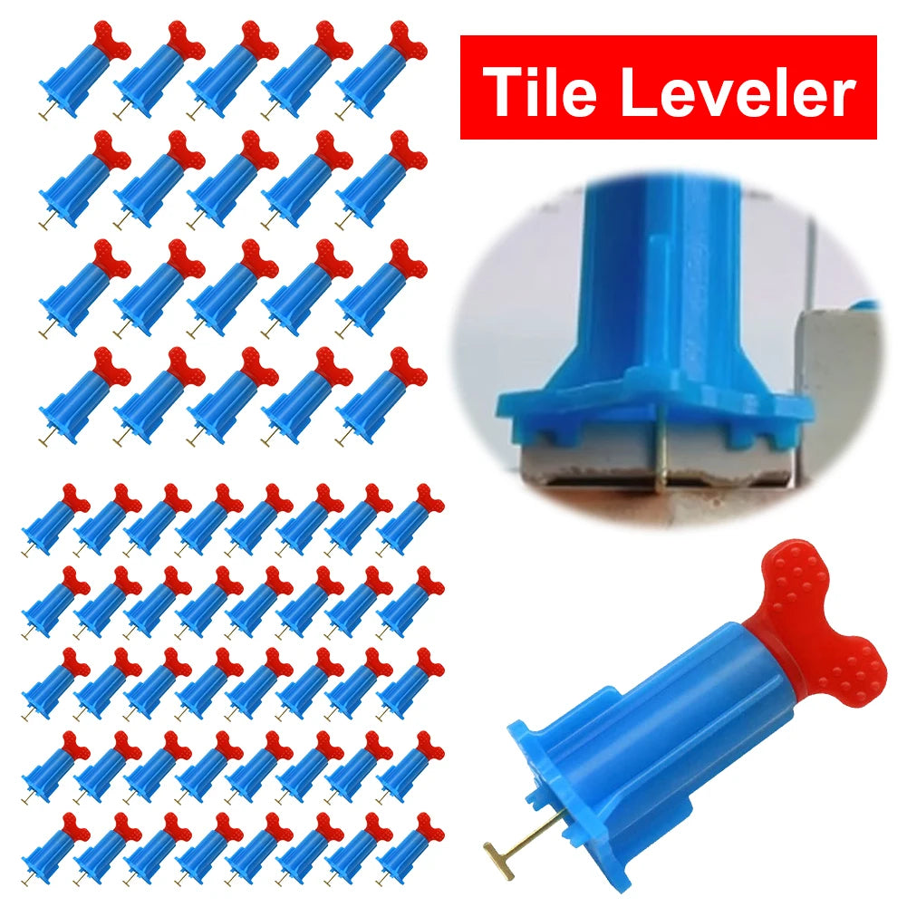 20/40 Pcs Tile Tools Reusable Tile Self Leveling Spacers Tile Installation Leveler for Brick Laying Leveling Construction Tools
