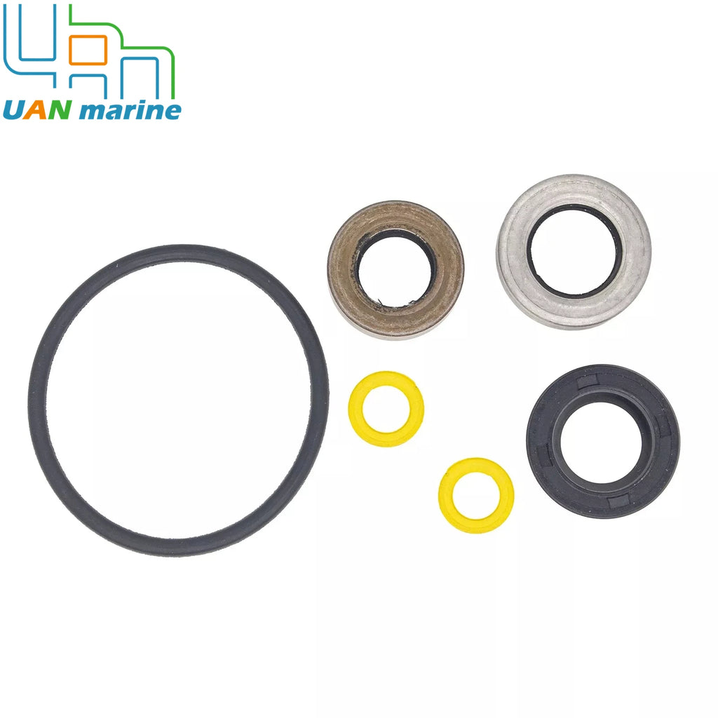 For Mercury Drain Fill Washer Gasket Lower Unit Seal kit Prop Shaft Oil Seal 6 8 9.9 10 15 HP 18-0584 26-821928 26-66022