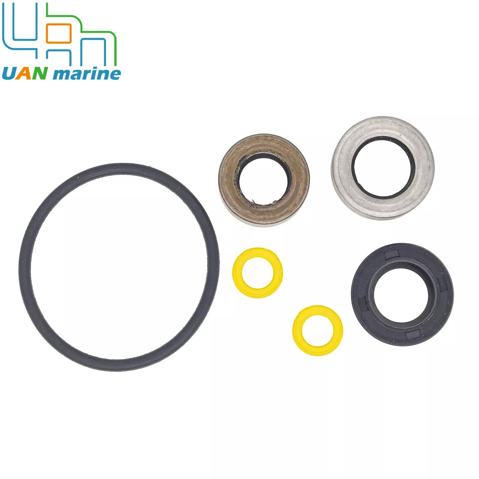 For Mercury Drain Fill Washer Gasket Lower Unit Seal kit Prop Shaft Oil Seal 6 8 9.9 10 15 HP 18-0584 26-821928 26-66022