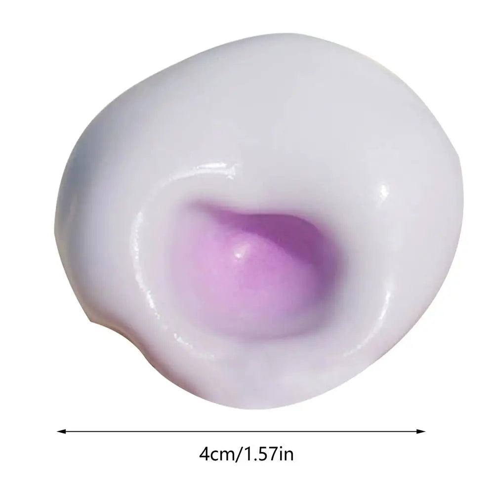 Stress Relief Ball Squishys Toys Plasticity Ice Skin Super Soft Ultra-Thin Sticky Handmade Ball Light Squeez Stress Relieving