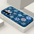 Retro Flower Pattern Phone Case For Samsung Galaxy S26 S25 S24 S23 S22 Ultra S25 FE A57 A17 A56 A16 A55 A54 A15 A36 Soft Cover