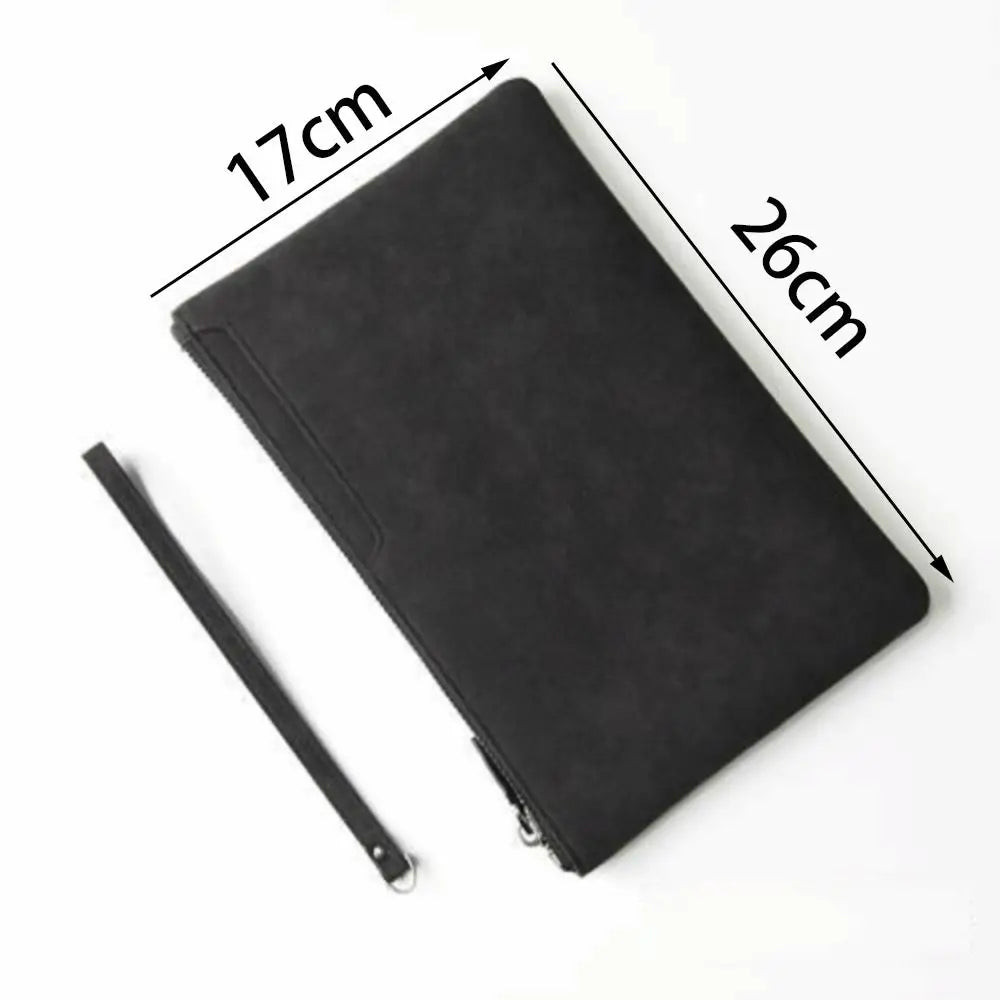 Gifts Portable Men's Business Clutch Bag Large Capaci Coin Purse Handheld Busin Soft Surface Ort Leather Wallet