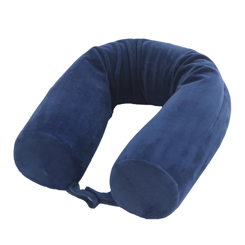 Memory foam u-shaped pillow, travel pillow, protect the cervical spine, easy to carry, bendable, slow rebound