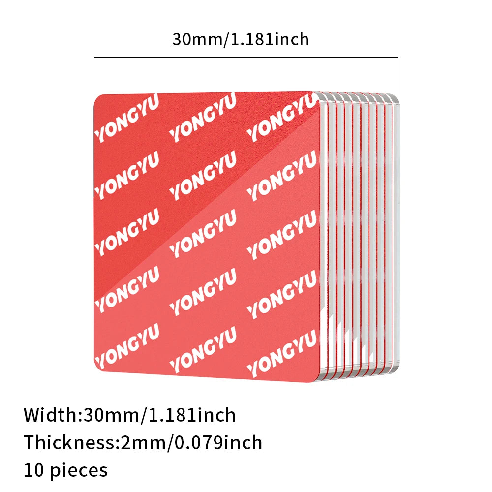 Resistant Double Sided Sticky Adhesive Replacement Pads for Universal Dashboard Car Phone Sucker Holder Dash Cam Camera GPS