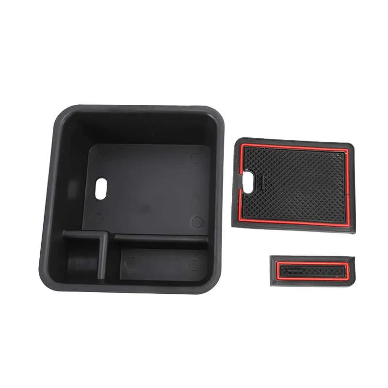 For Volkswagen VW T-Cross 2018~2025 Car Center Console Armrest Storage Box Multipurpose Pocket Sundries Tidying Tray Accessories