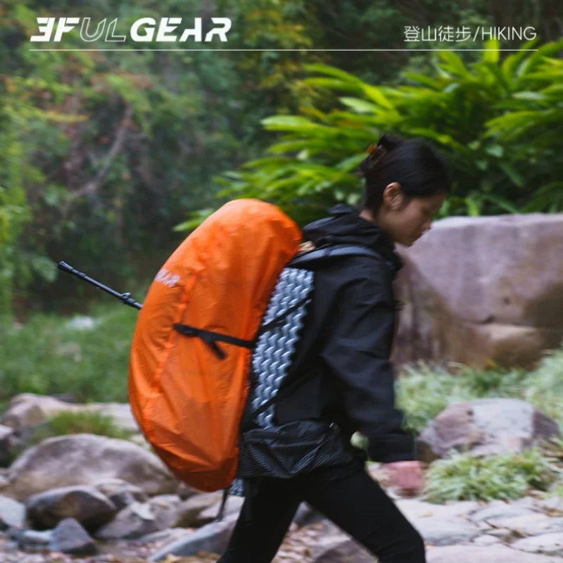 3F UL Gear UHMWPE Rain Cover For Backpack Outdoor Ultralight Hiking Waterproof Trekking Rainproof 20-85L Backpack Cover