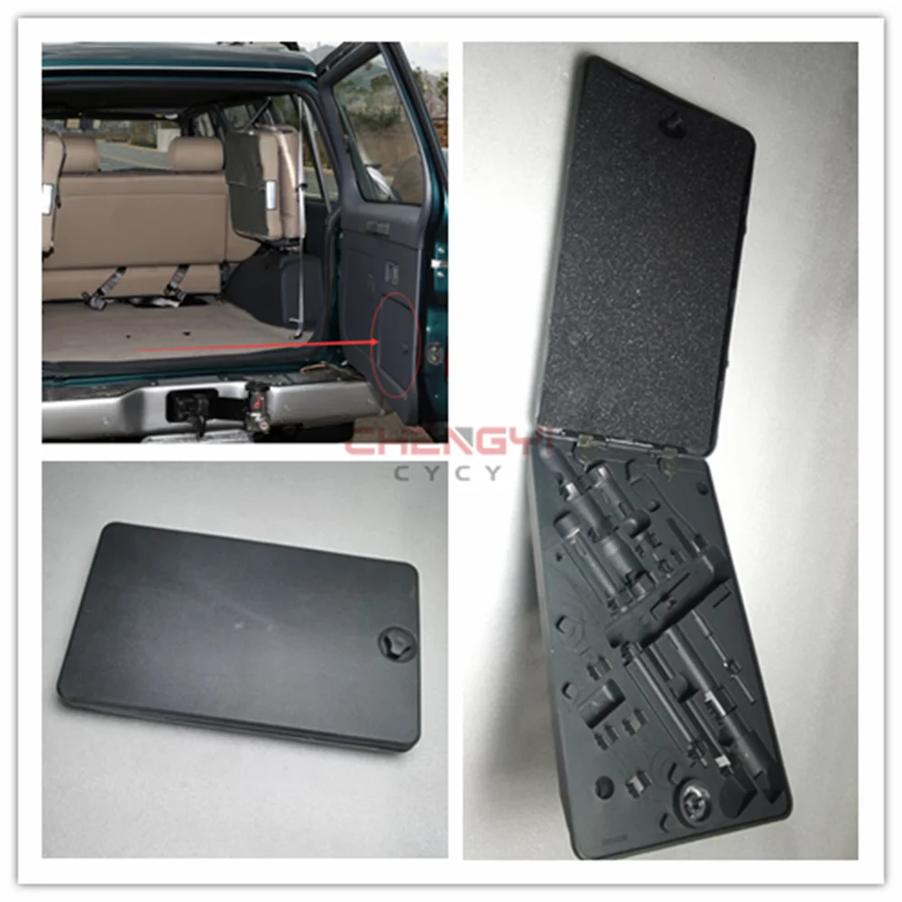 Car Rear Tail Trunk Door Work Fix Tool Box For Pajero For Montero Shogun V31 V32 V33 V43 V45 MB621040 MB621043