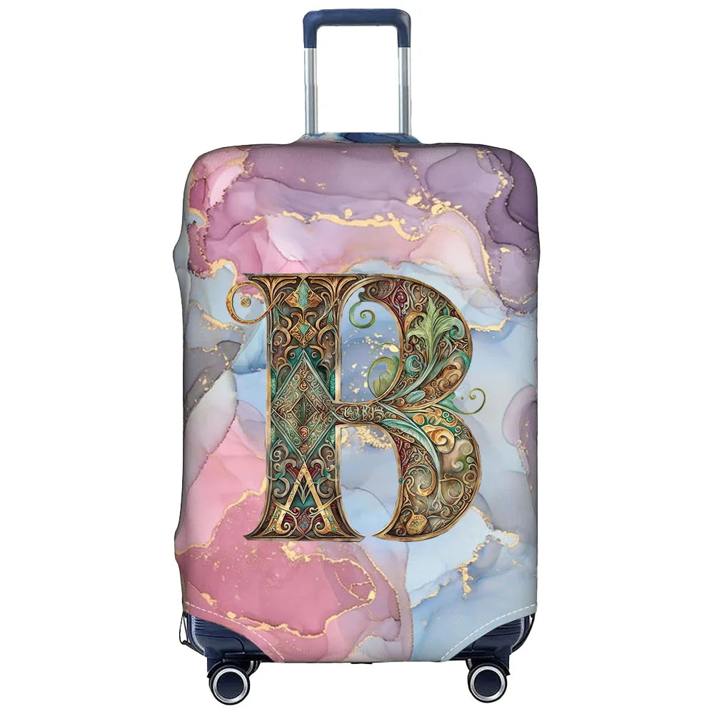 Luggage Cover Stretch Fabric Suitcase Protector Case Graphic Series Baggage Dust Case Cover Suitable 18-32 Inch Suitcase