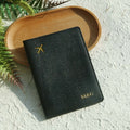 Customized Name PU Leather Travel Passport Gilding Letters Protective Case Personalized Thickened Passport Holder Case