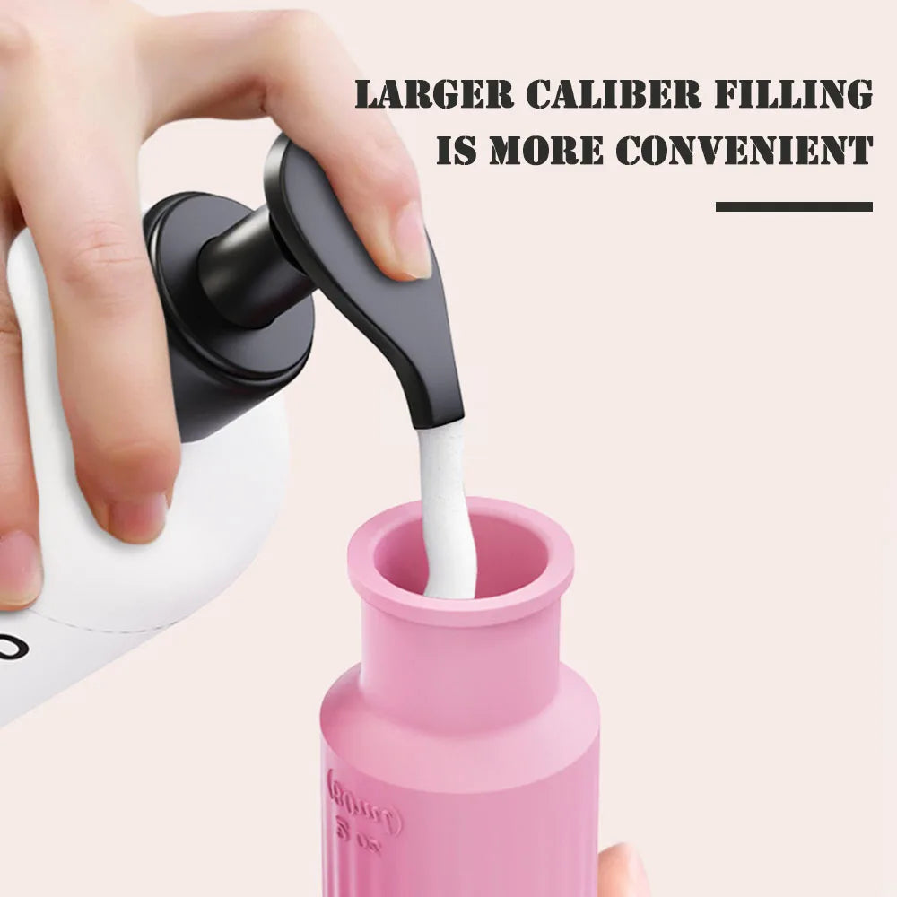 Silicone Travel Bottles Leakproof Refillable Storage Cans Cosmetic Container Dispenser Squeeze Lotion Bottle 30/60/90/120ml