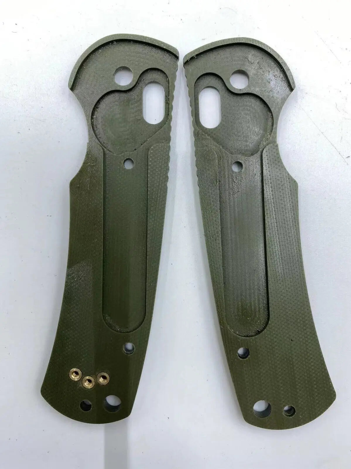 1 Pair 2 Colors Custom Made G10 Material Handle Scales for Benchmade Griptilian 550/551 Folding Knives