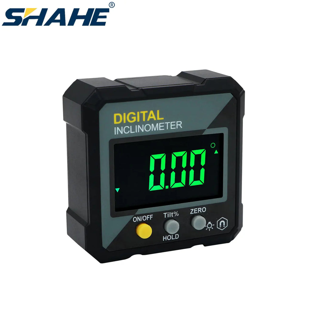 SHANHR New Angle Protractor 360 Degree Mini Electronic Digital Protractor Inclinometer Angle Finder Gauge Measurement Box
