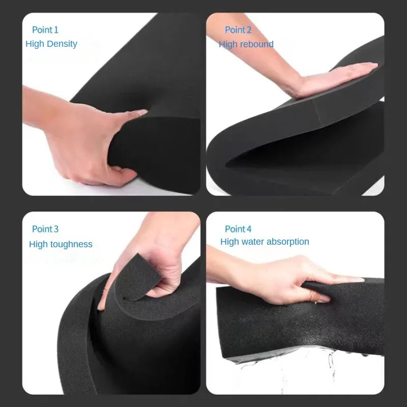 Cuttable Sponge Pad High Density Foam Insert Toolbox Shock-Absorbing Foam Sheet For Hard Case Large Size Shadow Foams 200x40cm