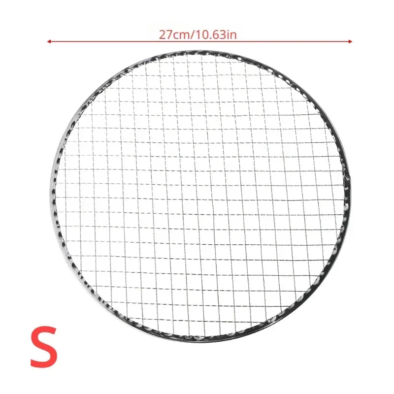 1PC Disposable BBQ Barbecue Grill Basket Mesh Wire Net Fish Vegetable Tool Grill Outdoor Bbq Accessories  kitchen accessories