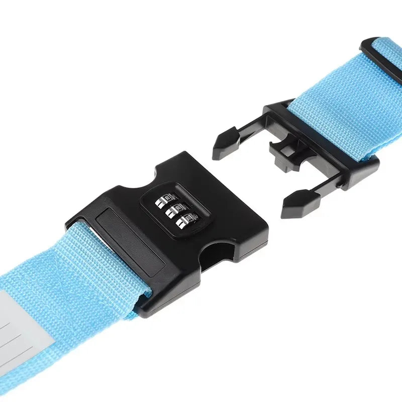 Adjustable Luggage Strap 1 Pcs Packing Belt Travel Essential Accessories Suitcase Supplies Fixed Belt cipher lock Suitcase Strap