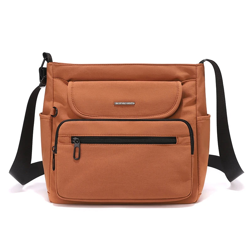 Women's Lightweight Nylon Handbag Crossbody Bag Large Capacity Multi-Compartment Casual Daily Tote Travel Tote Shoulder Purse