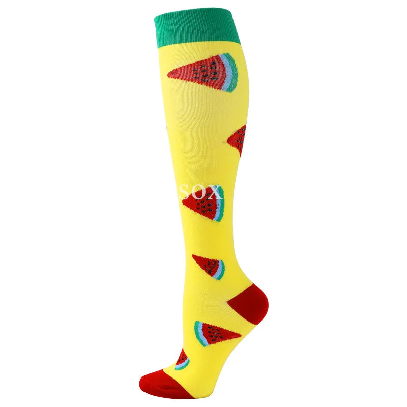 Sports Socks Running Compression Socks for Medical Varicose Veins Edema Diabetes Pregnancy Women Flight Travel Compression Socks