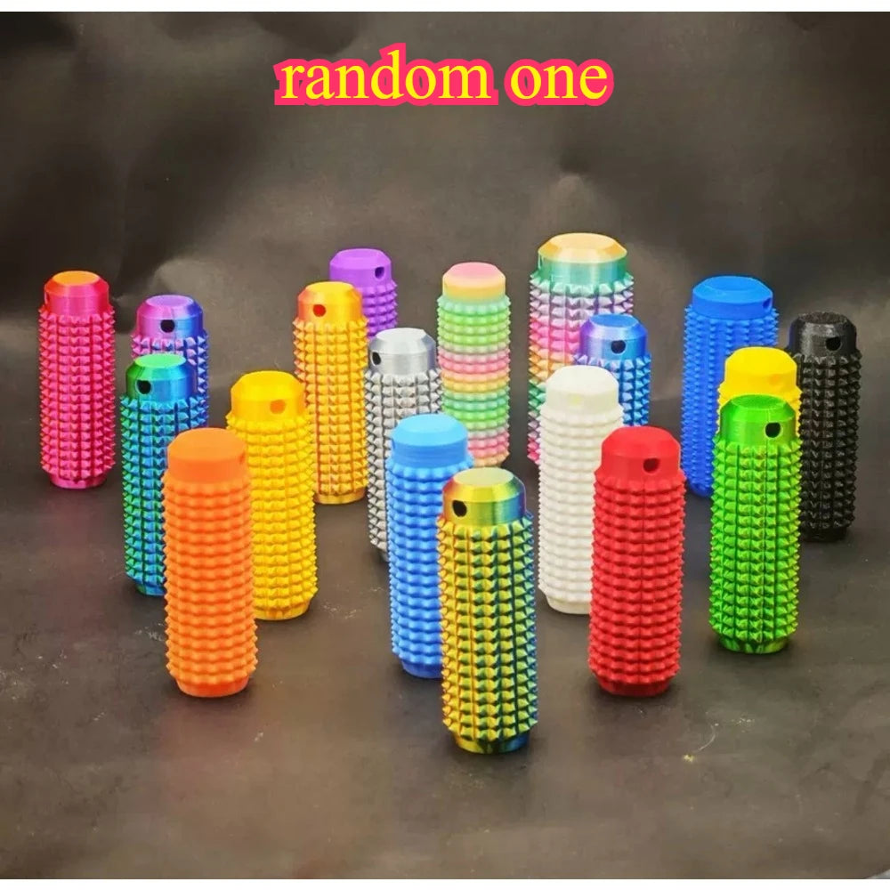 Bestseller Spiky Mini Hand Grip Stress Relief Toy Portable Squeeze Fidget Keychain Helper For Releasing Daily Pressure