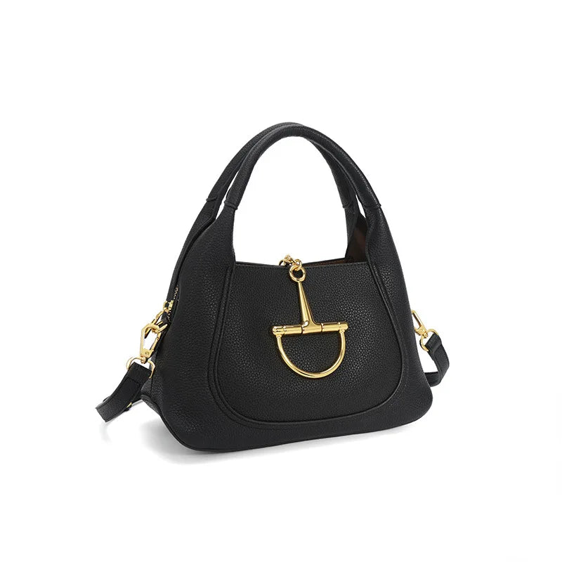Stylish Solid Color Designer Diaper Bag Women Luxury Leather Tote Large Capacity Elegant Crossbody Handbag For Simple Chic
