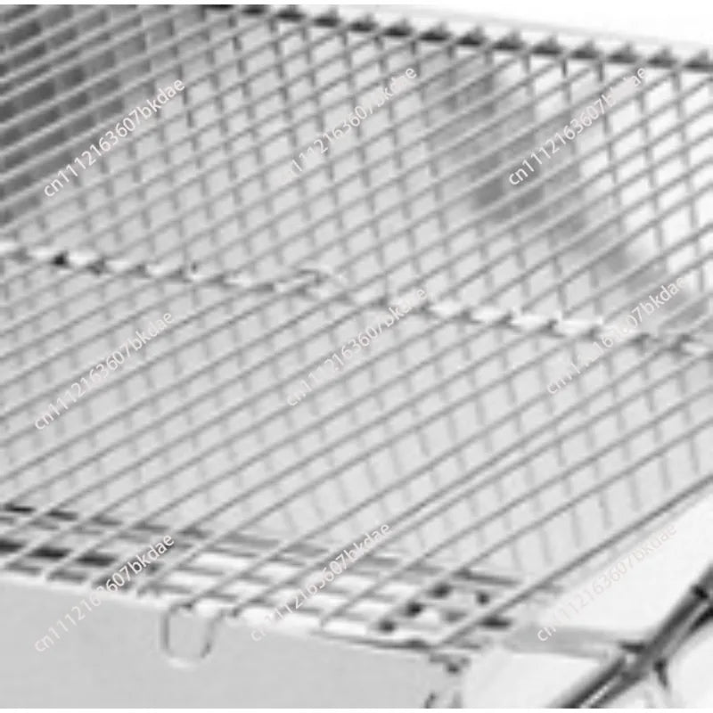 3Height Adjustable Folding BBQ Grill Thickening Stainless Steel Fire Table Multifunctional Park Picnic Insulation Campfire Stand