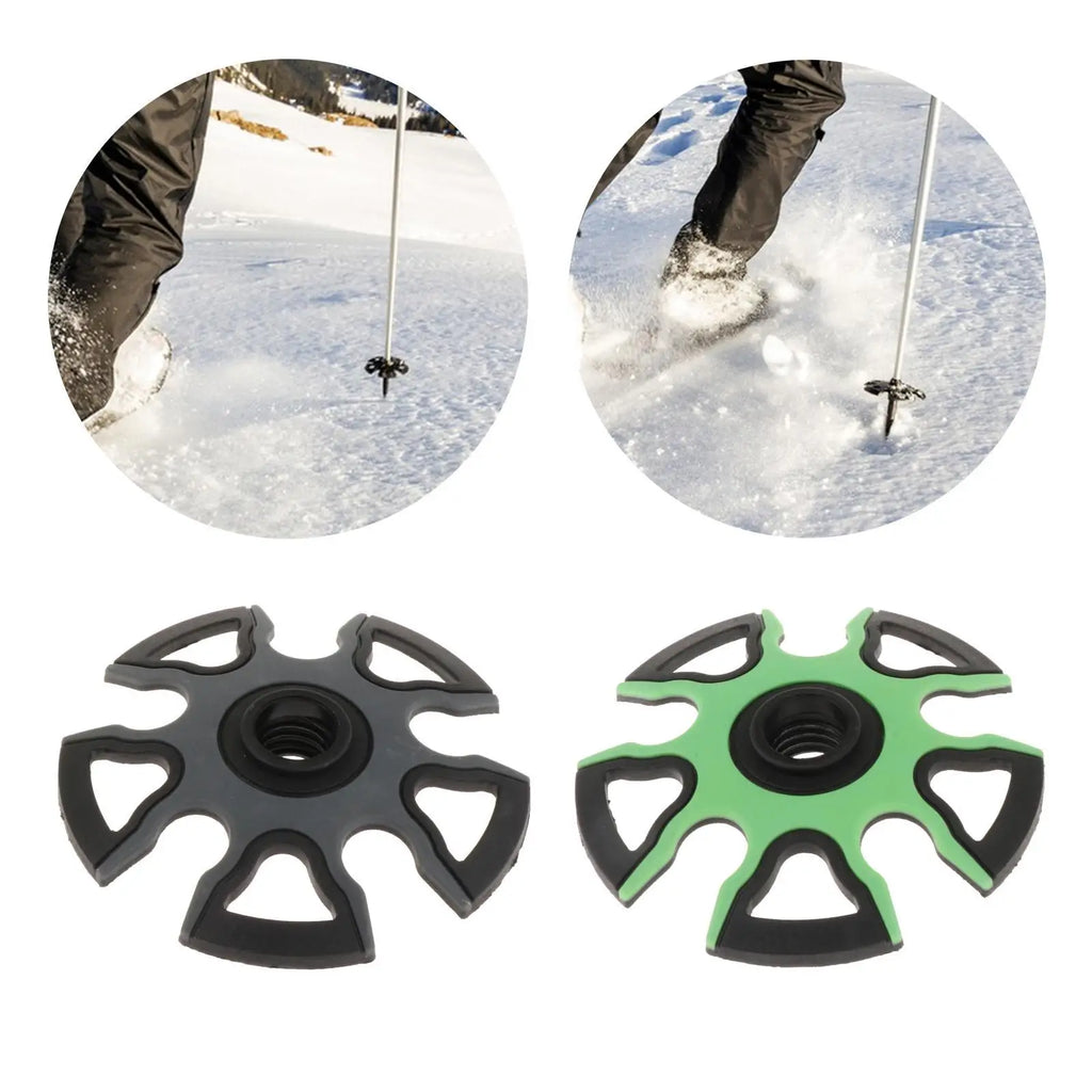 Trekking Pole Snow Basket 9cm Snowflake Basket Ski Pole Baskets Hiking Sticks Accessories for Trekking Walking Outdoor Climbing