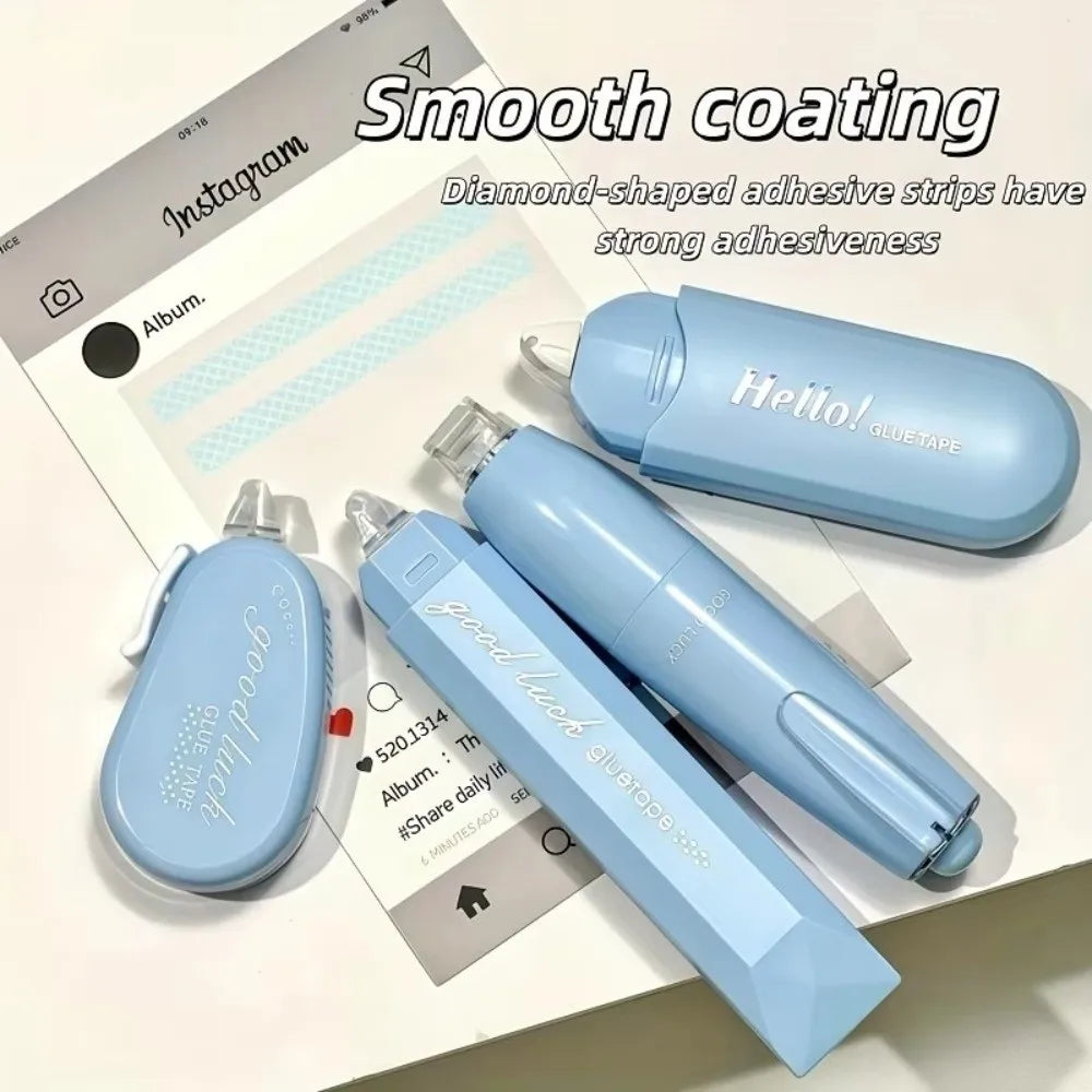 4pcs/set High-adhesion Dot Glue Large Capacity Non-repeating Double-side Adhesive Tape Adhesive Glue Tape Scrapbooking