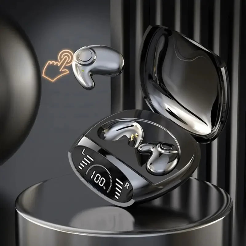 Lenovo Sleep Headphones Invisible Earbuds Noise Reduction TWS Wireless Headsets Sport Stereo Earphones Bluetooth 5.3 For iPhone