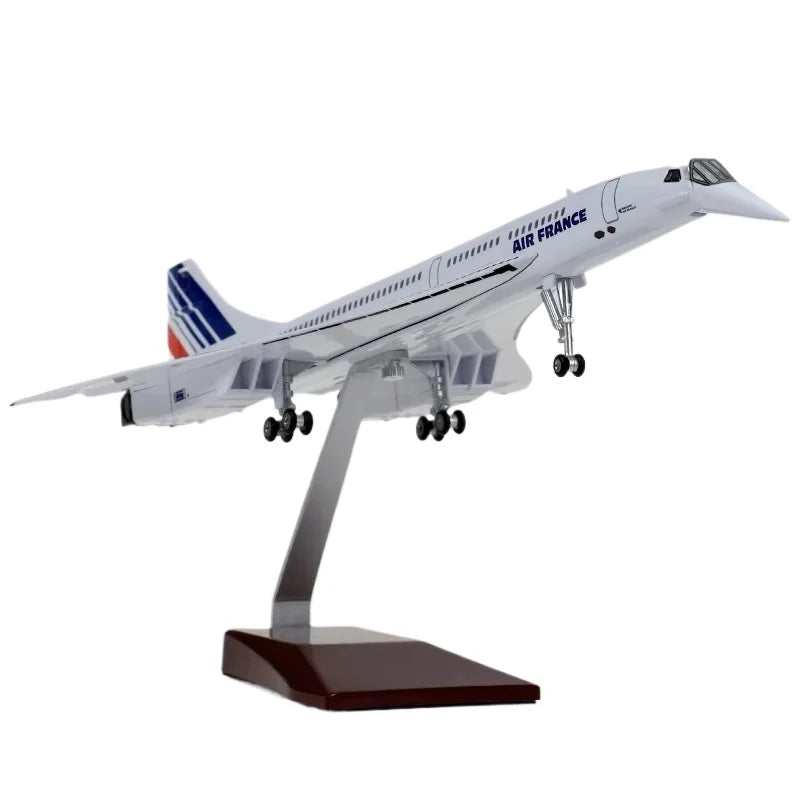Concorde Supersonic Jet Model 1:125 Scale 50cm Detailed Simulation Aircraft  Aviation Display Collectible