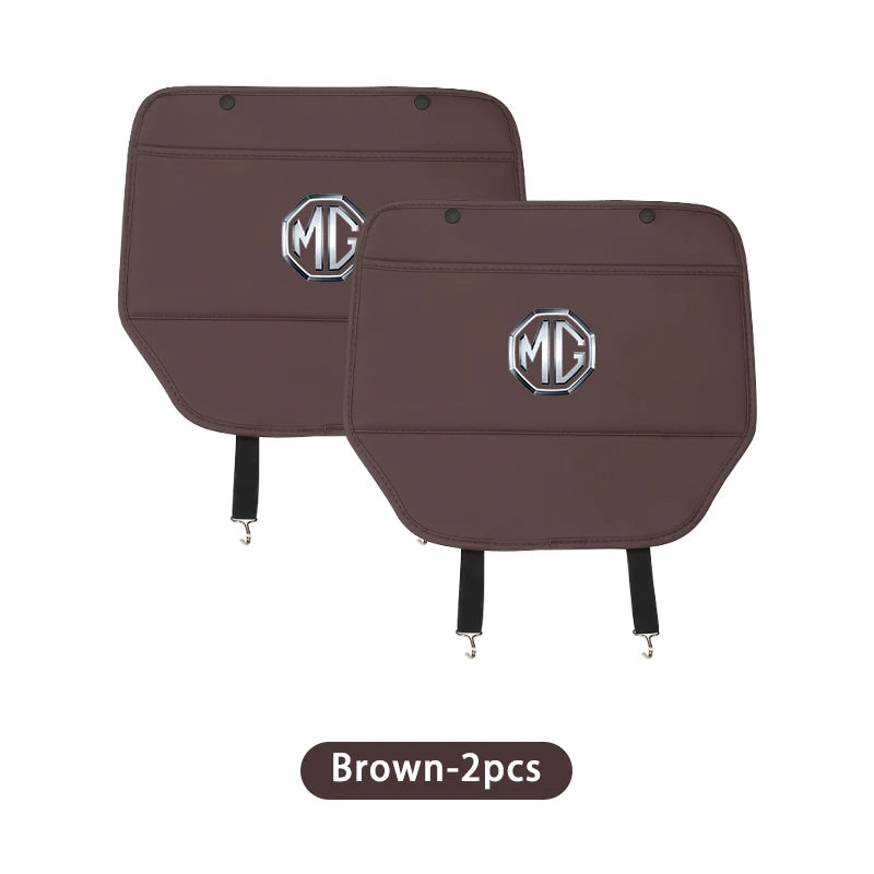 Car Seat Anti Kick Pad Seat Back Storage Mat Protector Cover Interior For Morris Garages MG 3 5 6 7 HS ZS GS Hector TF GT ZR RX5