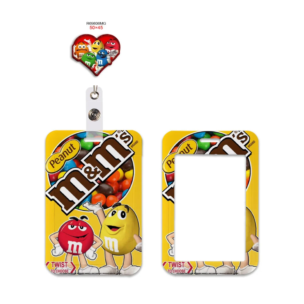 New Candy Design Lanyard Keychain ID Bus Card Cover Student Badge Holder Pass Hang Rope Lariat Gifts Keys Straps Accessories