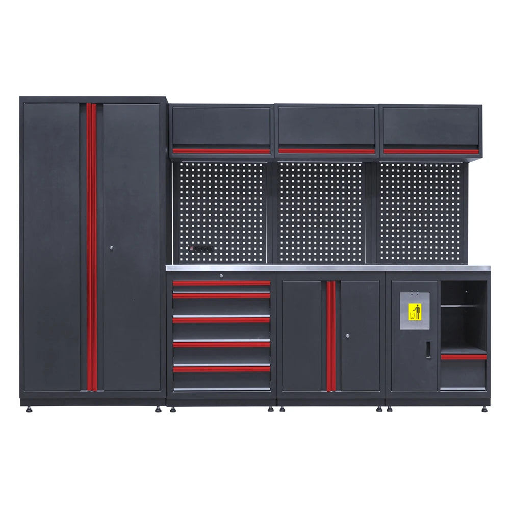 GATmatic Modular Garage Wall Storage System Heavy Duty Metal Tool Cabinet Wholesale Workshop Workbench Organization
