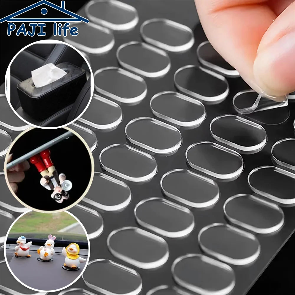 Double Sided Tape Adhesive Dots Clear Removable Sticky Dots No Trace Waterproof Glue Pads for Crafts Posters Photos Wall Hanging