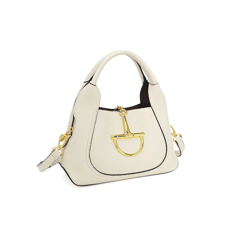 Stylish Solid Color Designer Diaper Bag Women Luxury Leather Tote Large Capacity Elegant Crossbody Handbag For Simple Chic