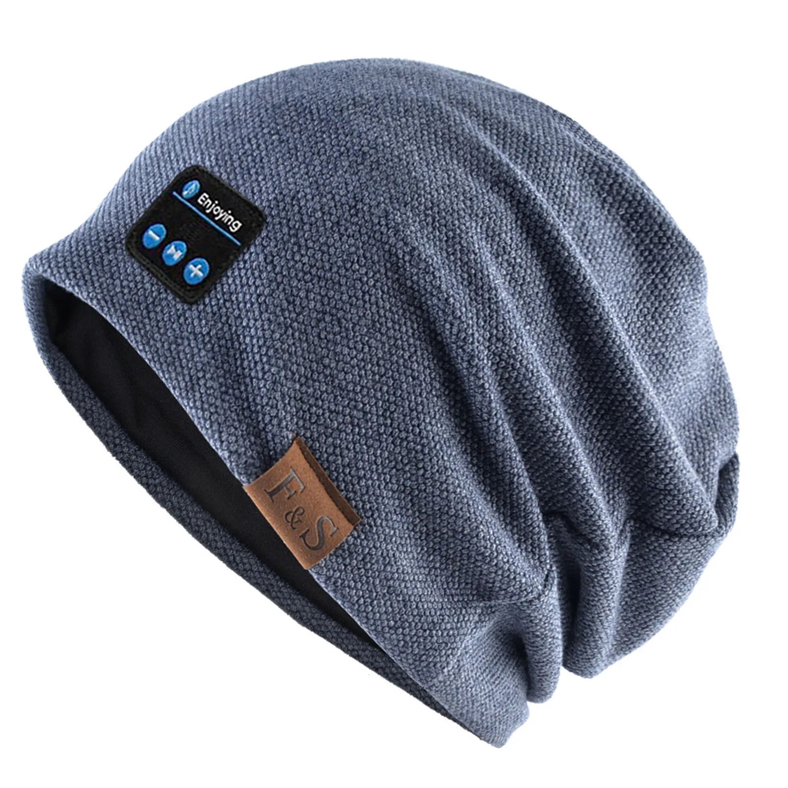 Bluetooth Headphone Wireless Smart Cap Headset Women Beanie Hat Speaker Hunting Camping Running Music Earphone Spring Autumn Hat