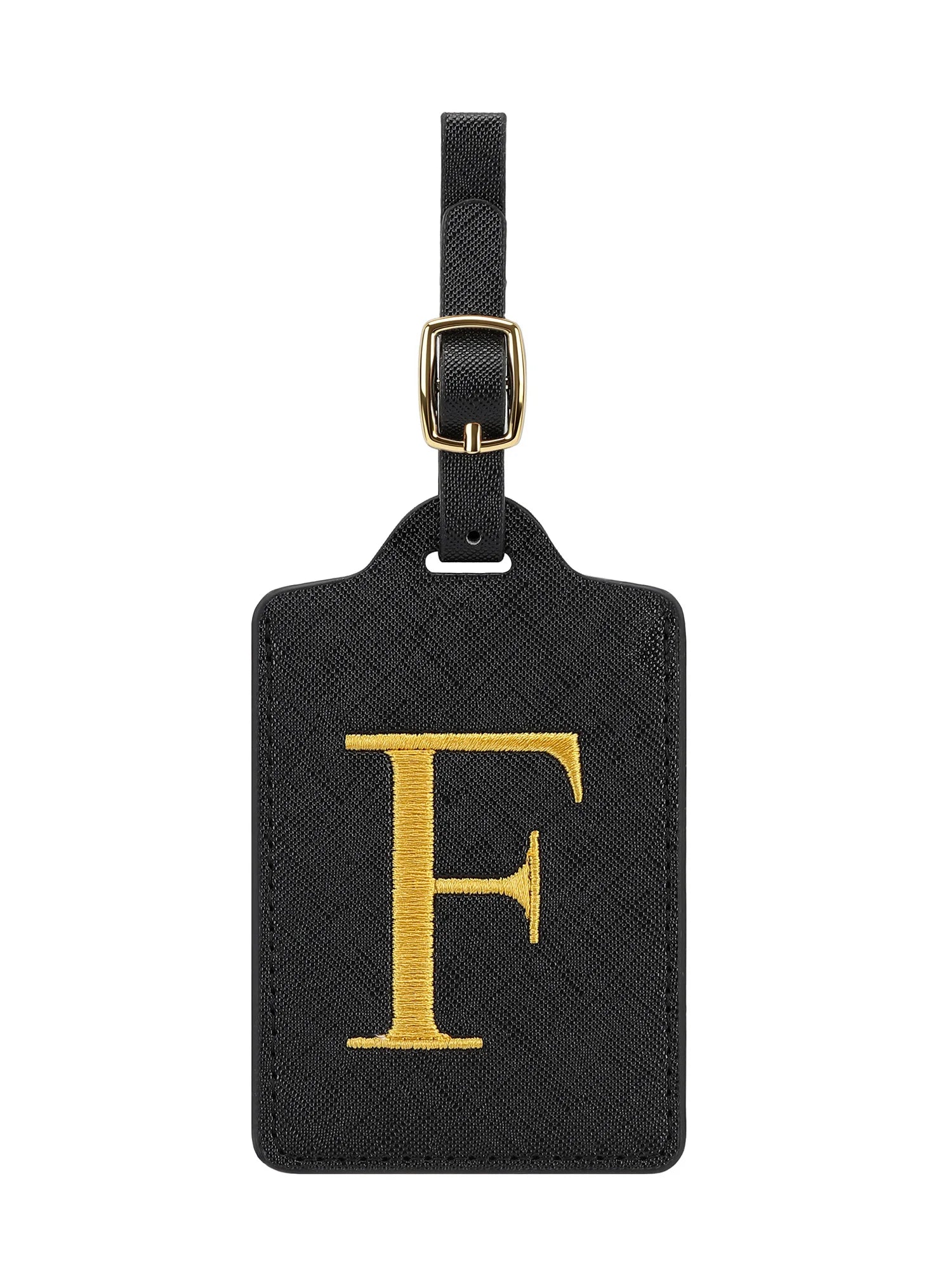 Premium Leather Business Luggage Tag Luggage Address Label Carry-on Luggage Label Name ID and Address Folder Travel Accessories