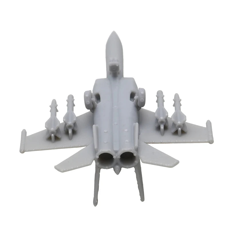 5PCS Russian Mig-25 Interceptor Plane Resin Assembly Model Reconnaissance Aircraft Length 9/31.8/55.6/63.6mm Toys DIY Aeroplane