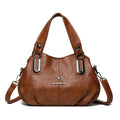 Middle aged women's bag 2026 new large capacity genuine leather shoulder bag, soft leather casual mother bag, cowhide crossbody