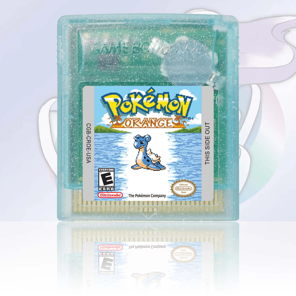 Pokemon Crystal Clear/Orange/Prism/Polished Series GBC Game Cartridge 16 Bit Video Game Console Card High Quality GBC Video Game