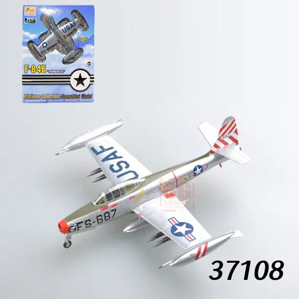 Easymodel 1/72 Scale Finished Military Aircraft Model Fighter Helicopter WWII and Modern Propeller Plane for Collection Display